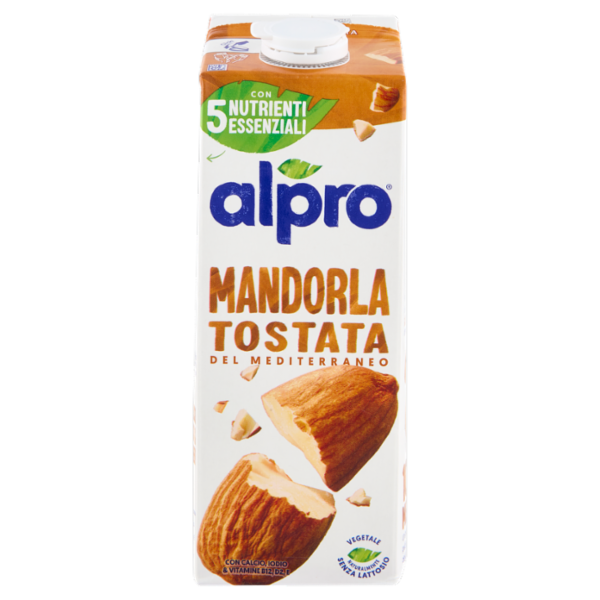 ALPRO Classico, Bevanda alla Mandorla, 100% vegetale con vitamine B2, B12 e D 1 Litro