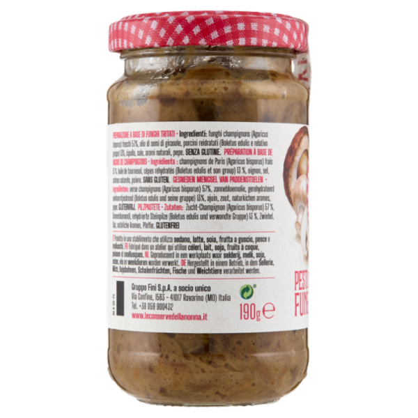 Le Conserve della Nonna Pesto di Funghi 190 g