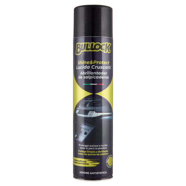Bullock Shine&Protect Lucida Cruscotti Azione Antistatica 400 ml