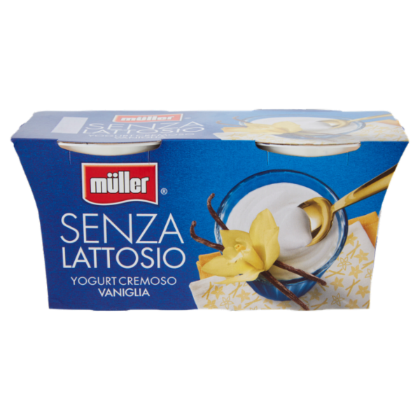 müller Senza Lattosio Yogurt Cremoso Vaniglia 2 x 125 g