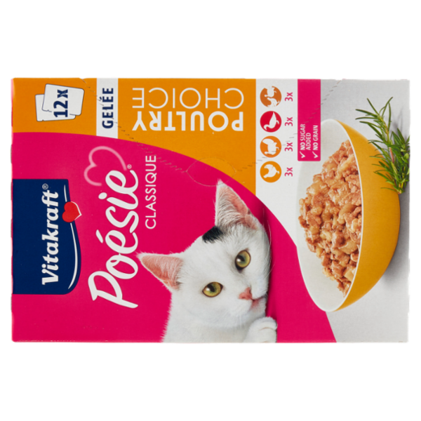 Vitakraft Poésie Classique Gelée Poultry Choice 12 x 85 g