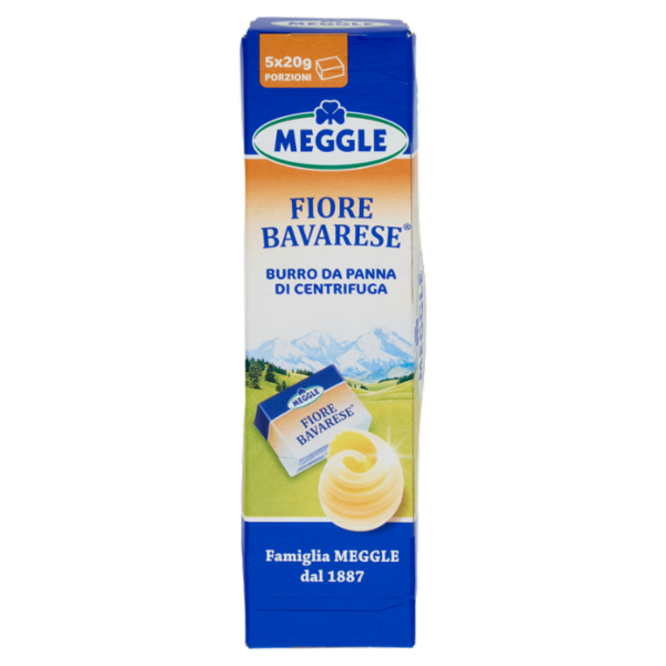 Meggle Fiore Bavarese Burro da Panna di Centrifuga 5 x 20 g