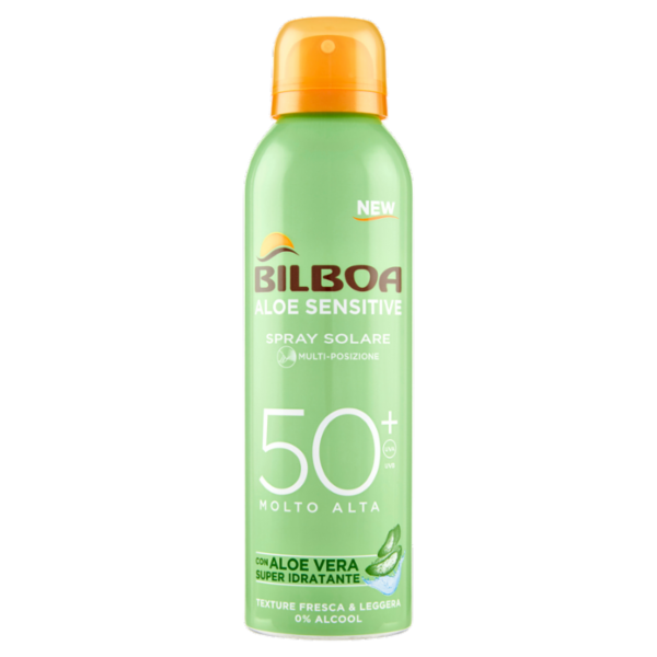 Bilboa Aloe Sensitive Spray Solare 50⁺ Molto Alta 150 ml