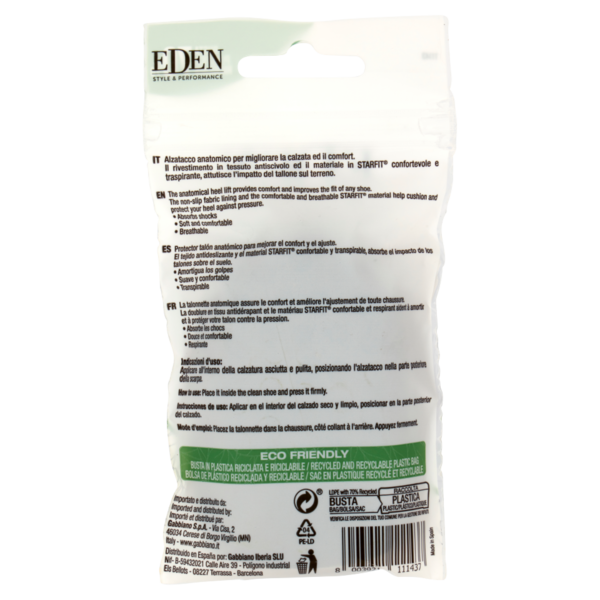 Eden Style & Performance Alzatacco Anatomico