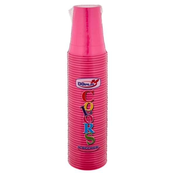 DOpla Colors Bicchieri 200ml Fucsia 50 pz
