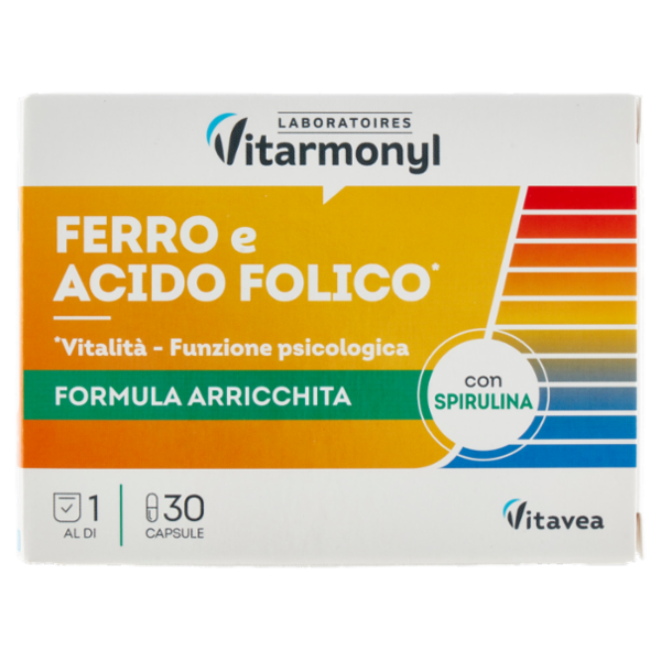 Laboratoires Vitarmonyl Ferro e Acido Folico* 30 Capsule 10,5 g
