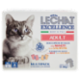LeChat Excellence Adult Bocconcini in Salsa con Manzo, con Salmone 12 x 100 g