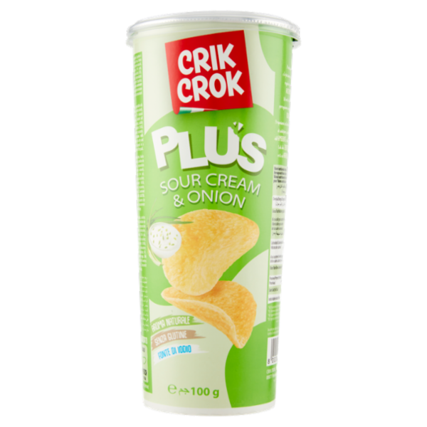 Crik Crok Plus Sour Cream & Onion 100 g