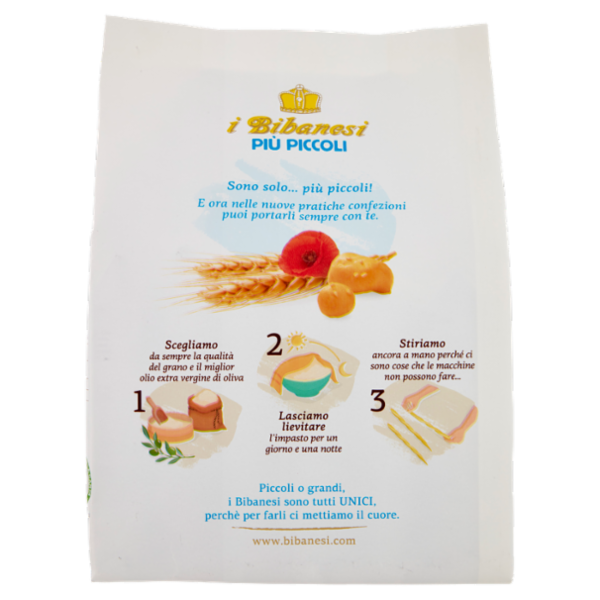 i Bibanesi più Piccoli con olio extra vergine di oliva 6 x 40 g