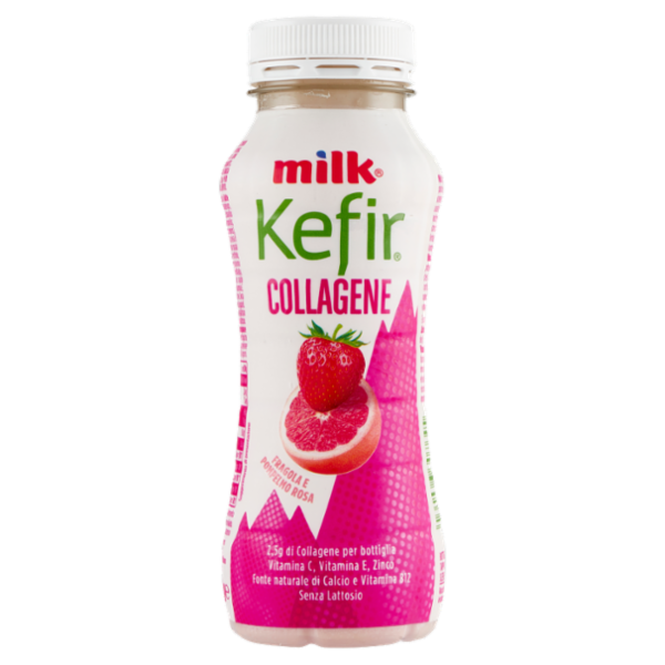 Milk Kefir Collagene Fragola e Pompelmo Rosa 200 g