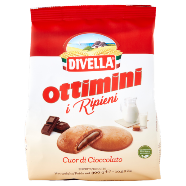 Divella Ottimini i Ripieni Cuor di Cioccolato 300 g