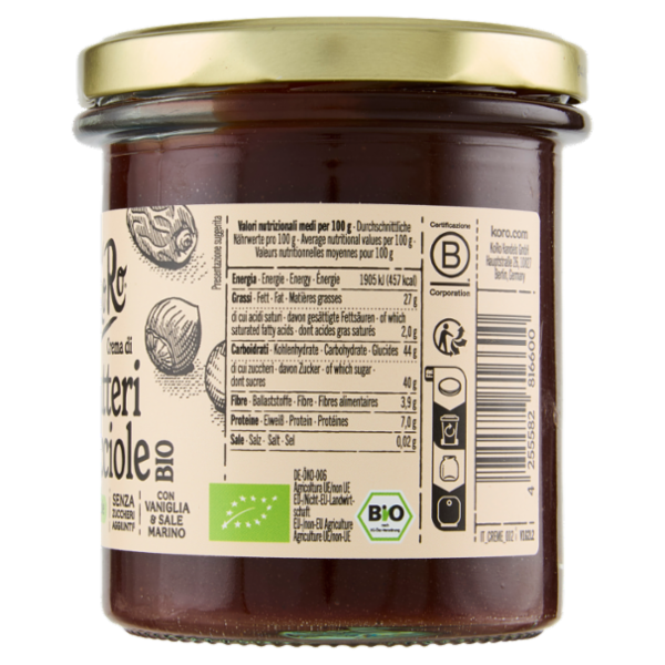 KoRo Crema di Datteri e nocciole Bio 330 g