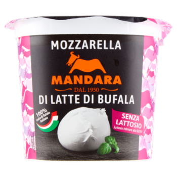 Mandara Mozzarella Di Latte Di Bufala Senza Lattosio 200 g