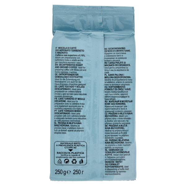 Gimoka Decaffeinato Gran Relax Caffè Macinato 250 g