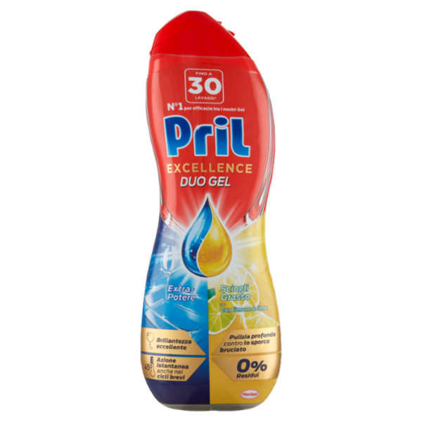 PRIL Excellence Duo Gel Limone 540ml