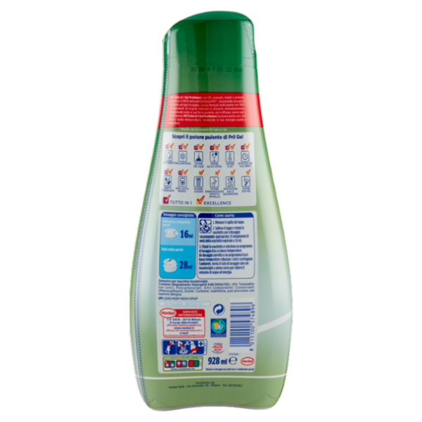 PRIL All in 1 Gel Green 928ml ProNature 58 lav.