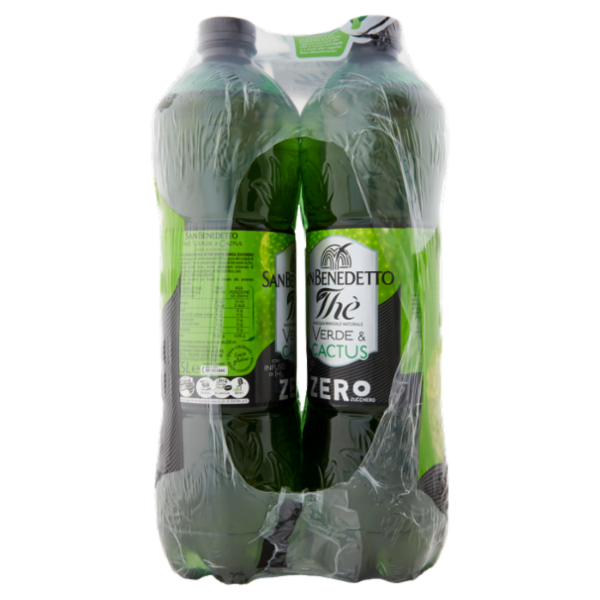 San Benedetto Thè Verde & Cactus Zero 6 x 1,5 L