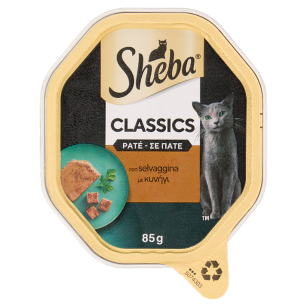 Sheba Classics Patè cibo umido gatto con Selvaggina 85g