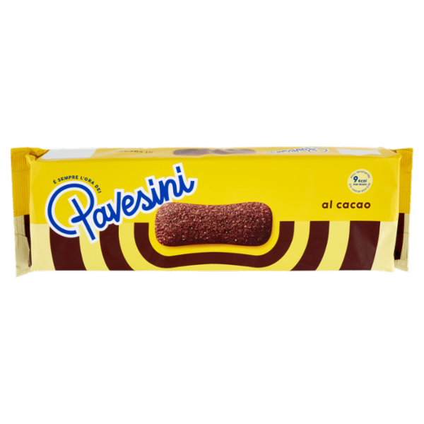 Pavesi Pavesini al Cacao Snack Goloso Biscotti Leggeri per Colazione Tiramisù 200g
