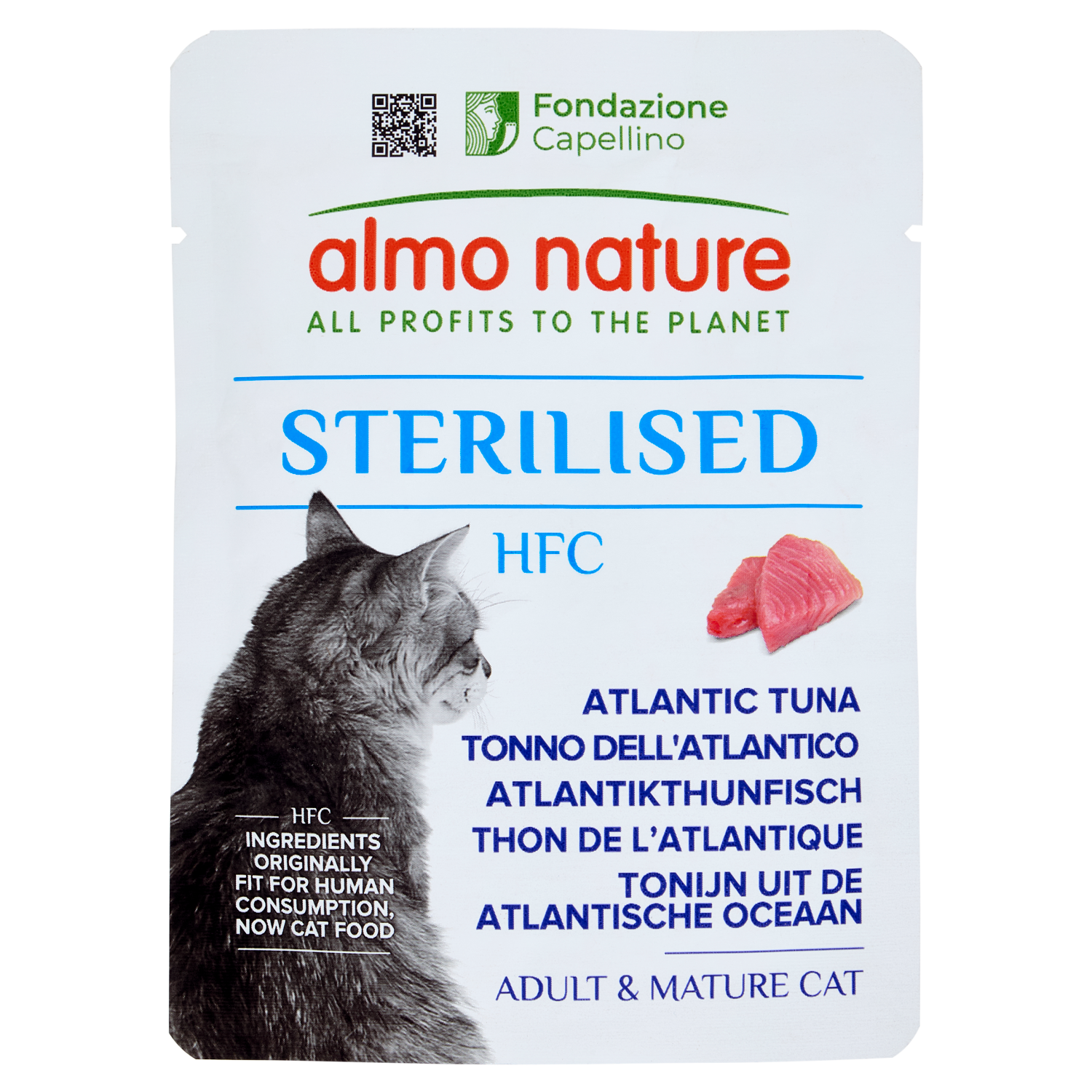 Almo Nature HFC Sterilised Adult & Mature Cat Tonno Dell'Atlantico 50 g