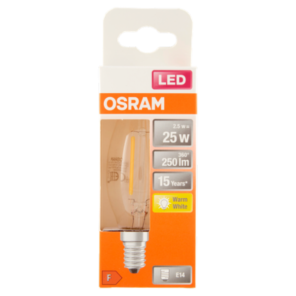 Osram Led Star Classic B 25 Warm White 2.5 W E14