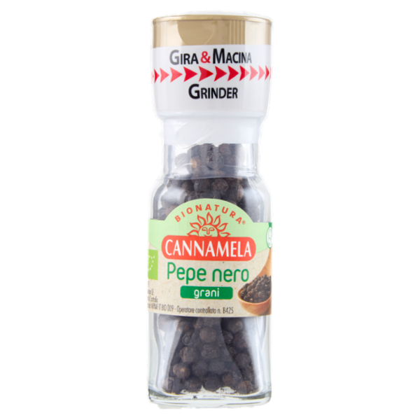 Cannamela Bionatura Pepe nero grani 28 g
