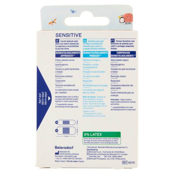 Hansaplast Sensitive Kids 20 pz