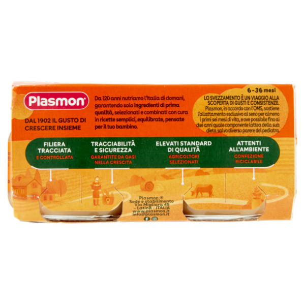 Plasmon Omogeneizzato Banana Mela 2 x 80 g
