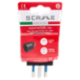 Scame Adattatore 10A Spina 10A, presa 10/16A, 2P+T 250V