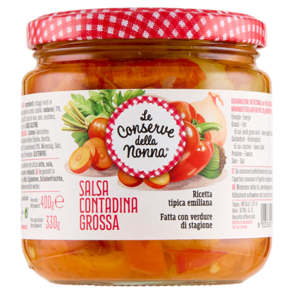 Le Conserve della Nonna Salsa Contadina Grossa 400 g