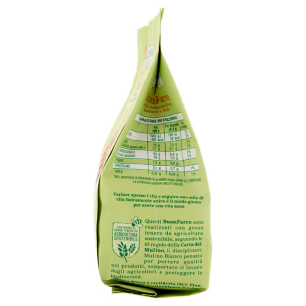 Mulino Bianco Armonia Buonfarro Biscotti Farro Mandorle Miele Senza Latte e Uova 270g