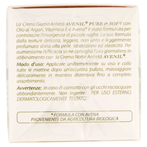 Avenil pure & soft Crema Giorno Antietà argan & vitamina E 50 ml