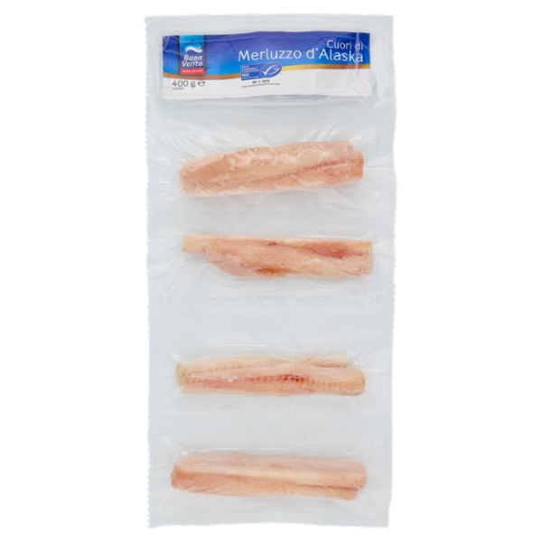 Buon Vento Cuori di Merluzzo d'Alaska surgelati 400 g