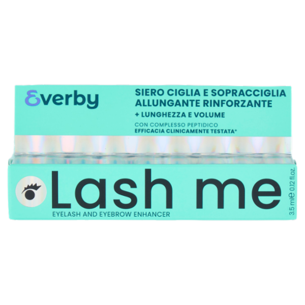 Everby Lash me Siero Ciglia e Sopracciglia Allungante Rinforzante 3,5 ml