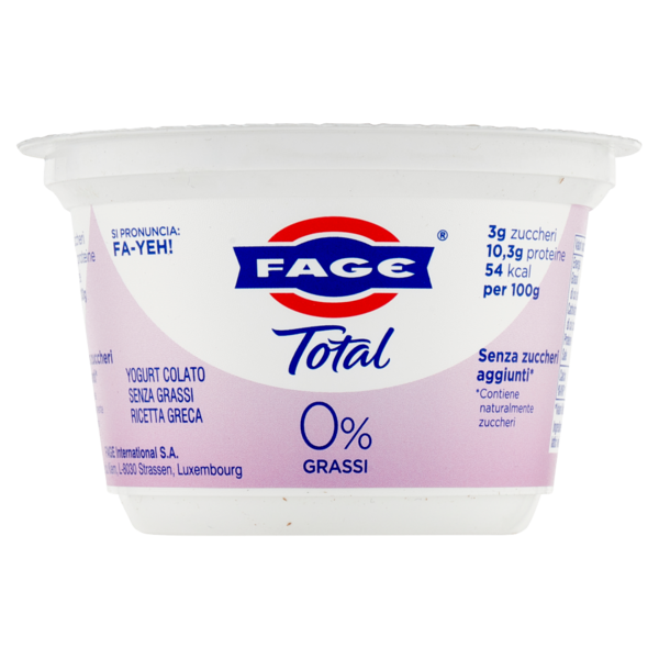 Fage Total 0% Grassi 150 g