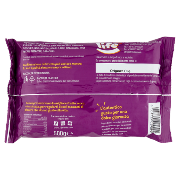 life Prugne Snocciolate 500 g