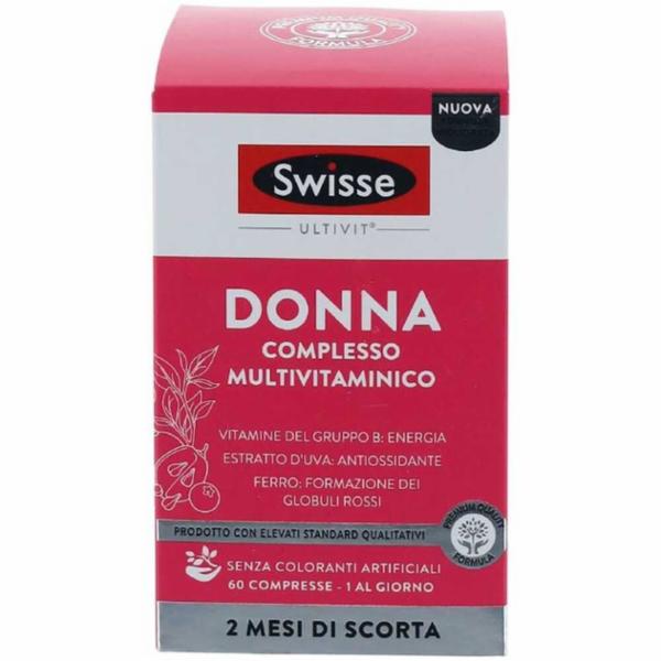 INTEGRATORE MULTIVITAMINCO DONNA SWISSE 60 CAPSULE