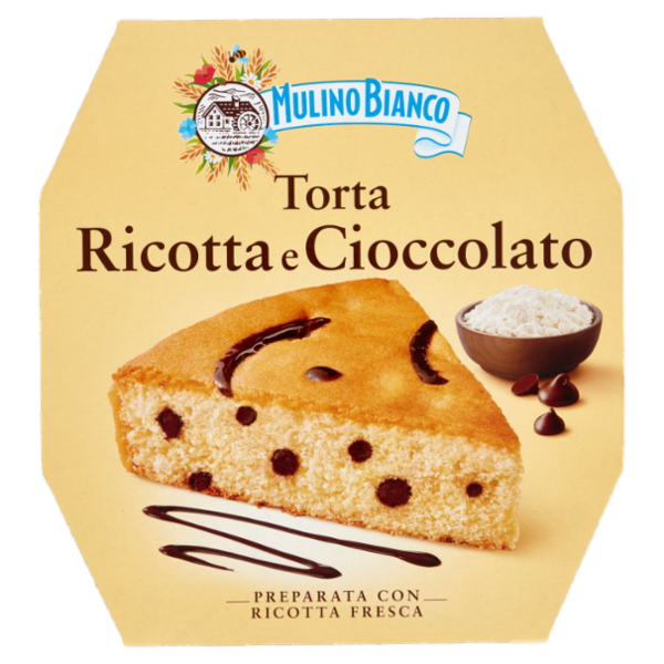 Mulino Bianco Torta Ricotta e Cioccolato con Ricotta Fresca 475g