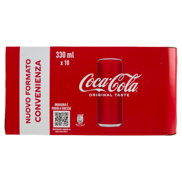 Coca-Cola lattina sleek 10 x 33 cl