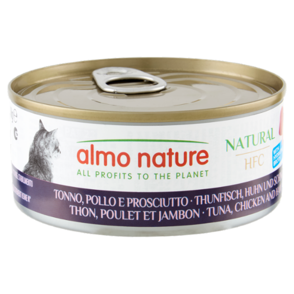 almo nature HFC Natural Tonno, Pollo e Prosciutto 150 g