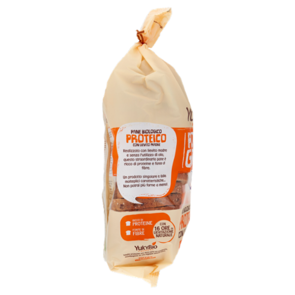 YukyBio Power Grain Pane Biologico Proteico con Lievito Madre 400 g