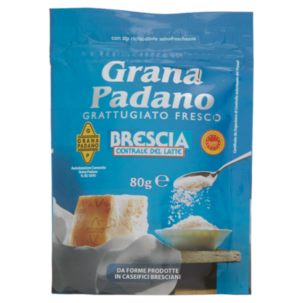 Brescia Grana Padano DOP Grattugiato Fresco 80 g