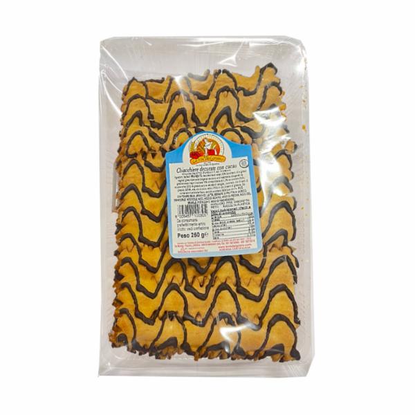 Chiacchiere Decorate Con Cacao 250 Gr