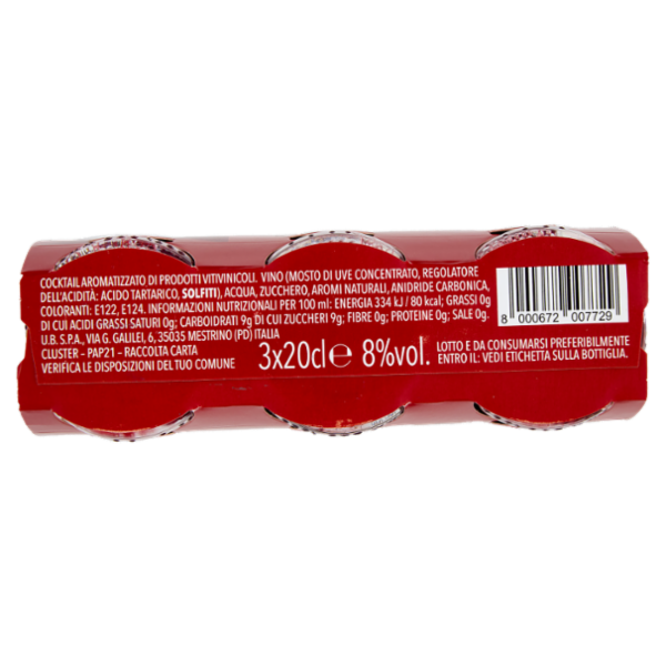 Modin Aperosso 3 x 20 cl