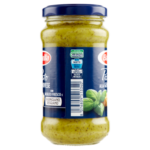 Barilla Pesto alla Genovese Basilico Fresco Italiano Condimento e Sugo per Pasta 190 g
