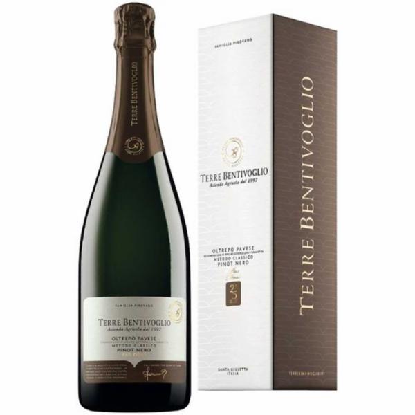 SPUMANTE OLTREPO' PAVESE DOCG METODO CLASSICO PAS DOSE' TERRE BENTIVOGLIO CL 75