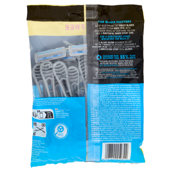 Wilkinson Sword Rasoio usa&getta Essentials 3 8+4