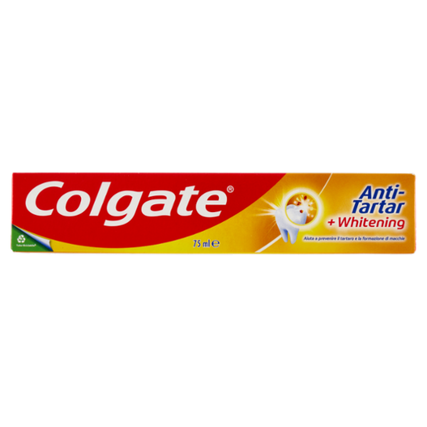 Colgate dentifricio sbiancante Antitartaro + Whitening 75 ml