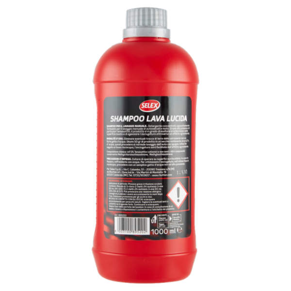 Selex Accessori Auto Shampoo Lava Lucida 1 L