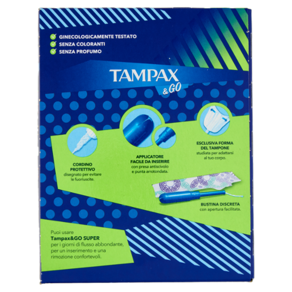 Tampax & Go Super 18 pz